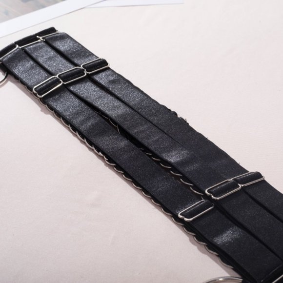 5-Pcs Pierced Multi-Strap Wear Panty Backless Women's Kink Set Lingerie - Picture 16 of 17